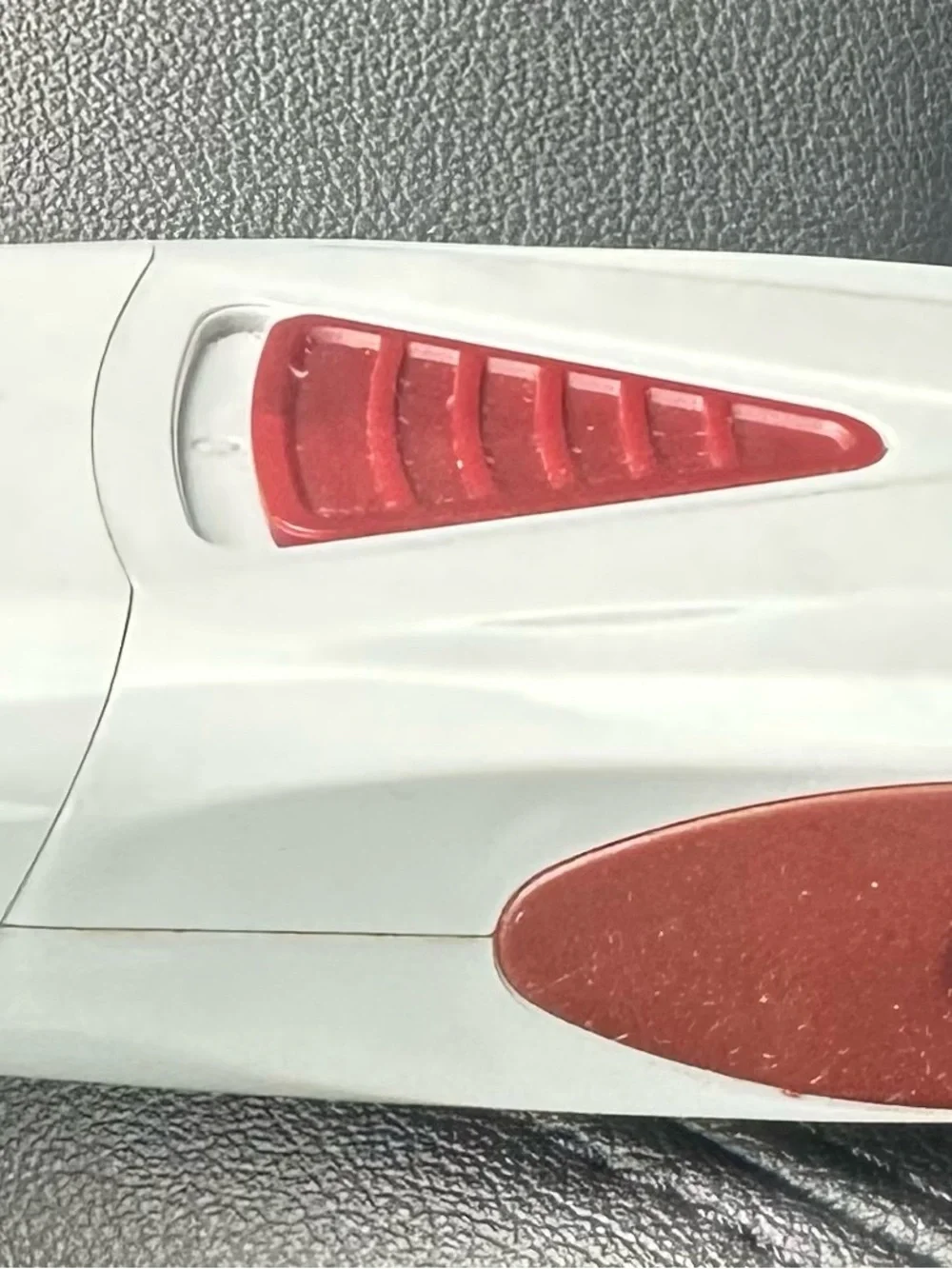 Andis White and Red Cordless Trimmer Body
